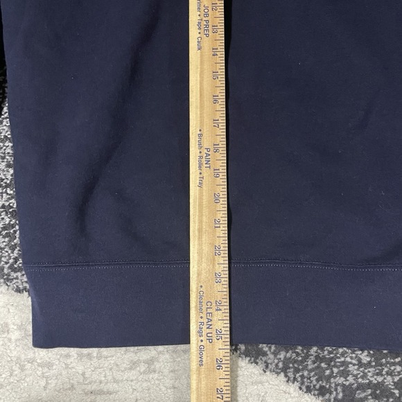 VTG Polo Ralph Lauren Shawl Collar Sweater  Men Large Blue Pullover Pony Dad - Picture 6 of 13